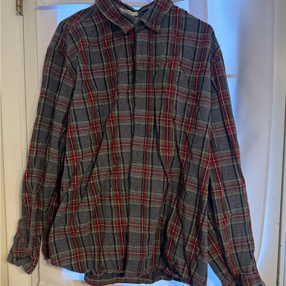 L.L. Bean Traditional Fit Plaid Shirt